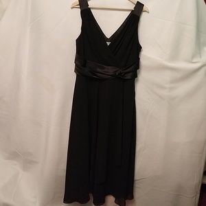 Evan Picone black evening dress.